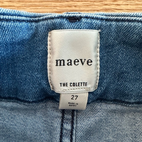 Anthropologie: The Colette Mid-Rise Wide-Leg Crop Jeans, Size 27 - Picture 2 of 2